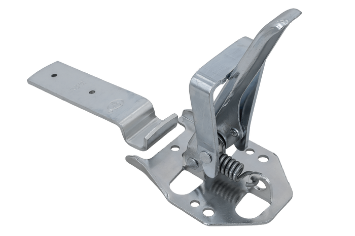 Gancio laterale con elemento di fissaggio STEELPRESS ZB-04+Z-01A per la chiusura completa del lato del rimorchio