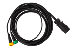 Impianto elettrico MANTES, cablaggio rimorchio 5m, spina 7PIN, 2x baionette 5PIN