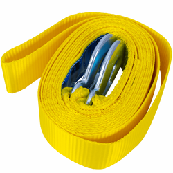 Cavo di traino con ganci UNITRAILER cinghia di traino 5m/50mm/4t giallo