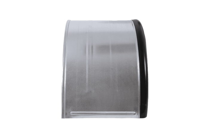 Parafango doppio per rimorchio 16-17,5" DOMAR DK7135 passaruota 1000/450mm in metallo con bordo in gomma