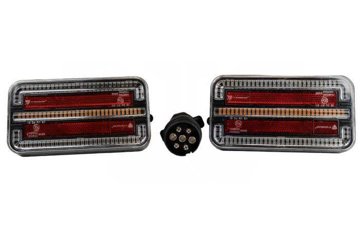 TT Technology TT.12028B-DI Luci posteriori a LED 3 funzioni sinistra+destra, wireless, magnetiche