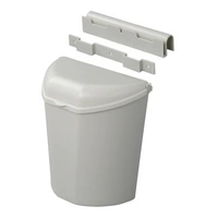 Pattumiera ProPlus 370402 con coperchio per roulotte e camper, 6 litri