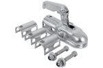 Gancio di traino a sfera STEELPRESS ZSK-1700D+Z2 per rimorchio da 1700 kg con timone tubolare da 35-50 mm