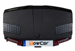 Towbox V3 black LED Edition - box portabagagli da montare sul gancio di traino