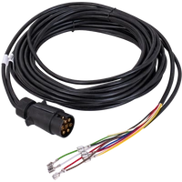 MANTES cablaggio rimorchio impianto elettrico 7m connettori spina 7 PIN 6.3