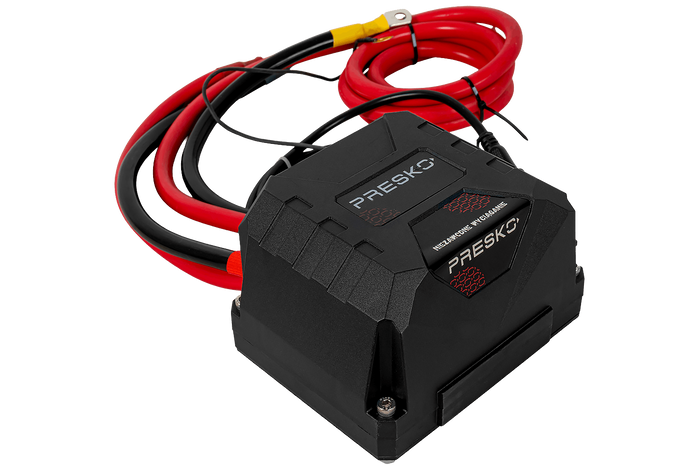 Verricello elettrico per rimorchio PRESKO RAPTOR 13.5FS 12V 6130kg con fune da 24 m