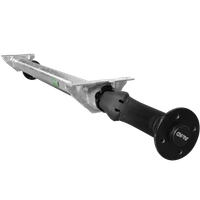 Asse AL-KO OPTIMA non frenato per rimorchio 750kg 1500mm 1820mm 4x100