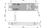 Set di quattro luci di posizione universali a LED HORPOL LD 0127