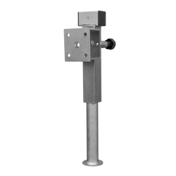 UNITRAILER D-110.000.049 supporto a manovella estensibile per rimorchio pianale da 1300 kg 410-645 mm