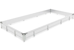 Sponde laterali in alluminio BIS H-300 per rimorchi CARPLATFORM 4521 e UNIPLAT 450