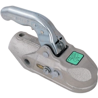 Gancio a sfera KNOTT K35-A per rimorchio da 3500 kg con timone tubolare da 50 mm, in ghisa