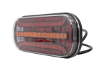 Fanale posteriore a LED FRISTOM FT-230, 6 funzioni, universale
