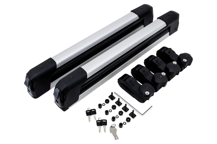 Inter Pack Frostline 4 - supporto in alluminio per 4 paia di sci o 2 snowboard