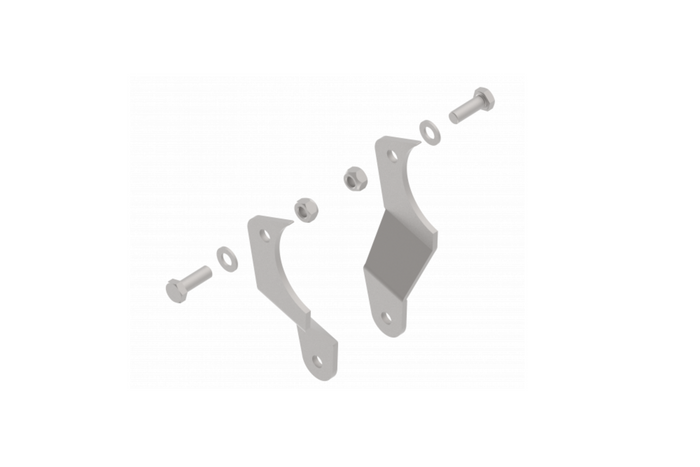 Staffe di montaggio ammortizzatori KNOTT P290037701 per assali frenati VGB8-18 A-36