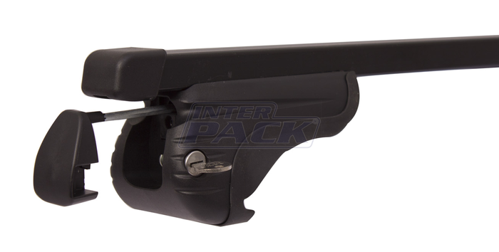 Portapacchi in acciaio Mont Blanc AMC 5400 per binari tradizionali