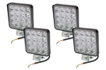 Set di quattro lampade da lavoro a LED con riflettore HERMON EL042 16xLED 3840lm