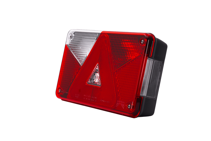 Set luci: luci posteriori ASPÖCK MULTIPOINT V + luci di posizione laterali ASPÖCK FLEXIPOINT I + cablaggio ASPÖCK 4,5m 7-PIN