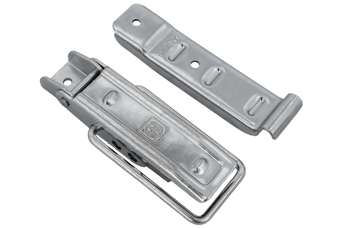 Gancio laterale con chiusura WINTERHOFF BV 10-2 + BVG 10-B chiusura laterale completa del rimorchio