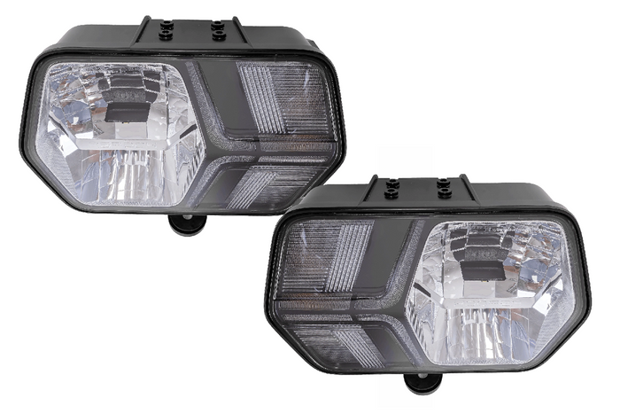 Fari a LED ASPÖCK LuxLED II con 7 funzioni, connettore DEUTSCH DT06-6S a 6 pin, sinistro e destro.