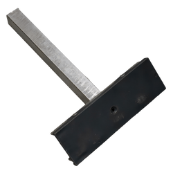 Supporto laterale piatto OUTLET UNITRAILER, lunghezza 30 cm, altezza 40 cm, per rimorchio per barca, GRIGIO