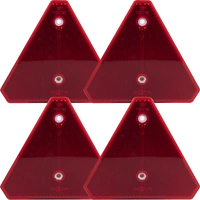 WAŚ triangoli d'emergenza rossi, 150mm, set, 4x catarifrangenti