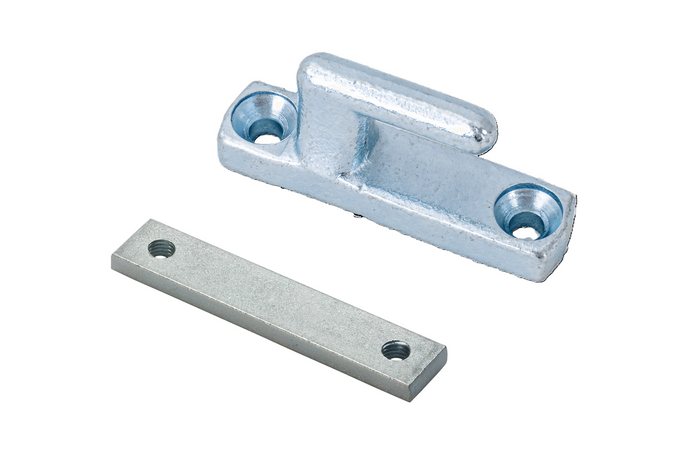 Supporto cerniera laterale con rondella WINTERHOFF BSCHG 40-A + montaggio laterale rimorchio BSCHG 40-A