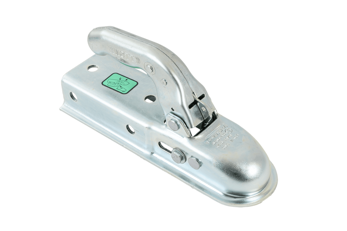 Gancio di traino KNOTT KQ14-B per rimorchio da 1400 kg con timone quadrato da 60 mm