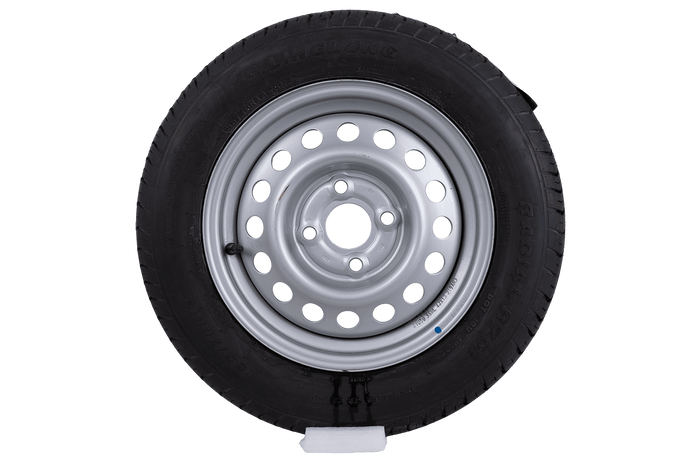 OUTLET Ruota rimorchio PNEUMATICO LINGLONG 155/70 R13 75N CERCHIO UNITRAILER 4Jx13" 4x100 ET:30