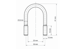 Morsetto ovale DROMET tipo B M10 23×41mm