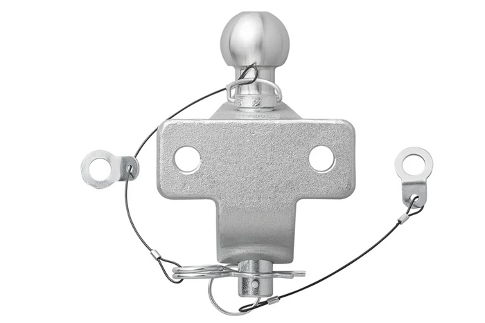 ProPlus 341216V01 gancio di traino a doppia funzione con sfera, 50 mm, portata 3500 kg