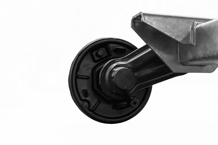 Assale frenato KNOTT VGB13-M per rimorchio/carrello portattrezzi 1350kg 1750mm 2250mm 5x112