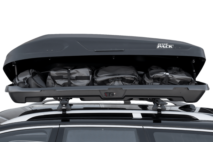 Box da tetto Inter Pack Monsun PRO L, nero opaco