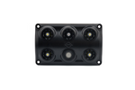 Lampada interna per auto a LED HORPOL LWD2157/CZ da 900 lm, nera, con interruttore e diodo rosso.