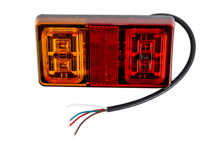 Fanale posteriore TT TECHNOLOGY TT.12029 LED 4 funzioni universale