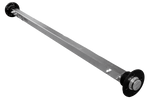 Assale rigido senza freni KNOTT VR7 con molle per rimorchio 750 kg 1240 mm 1580 mm 4x100