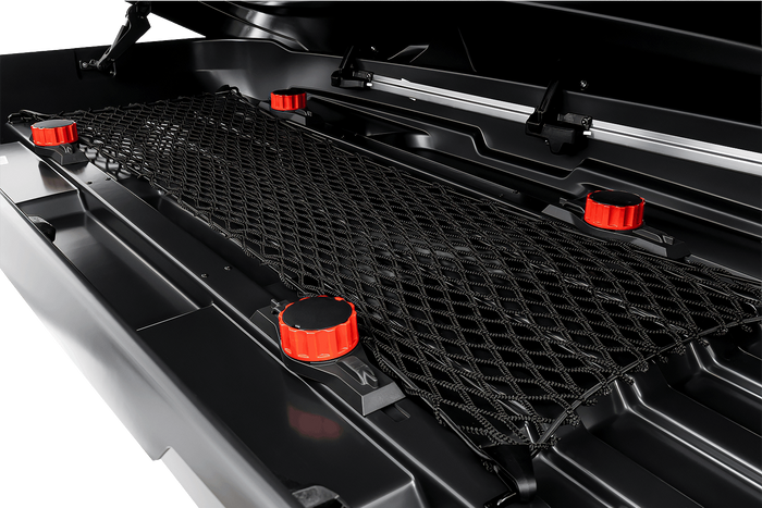 Box da tetto Inter Pack Monsun M, nero metallizzato