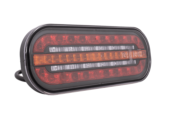 Fanale posteriore a LED FRISTOM FT-320, 3 funzioni universali