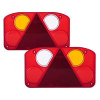 Coprifaro posteriore HORPOL KZT 871+KZT 873 con 6 funzioni, lato sinistro e destro.