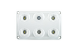 Lampada interna per auto a LED HORPOL LWD2157 da 900 lm con interruttore e diodo rosso.
