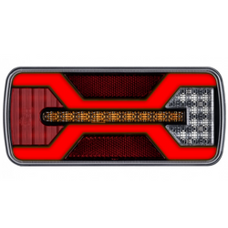 KAMAR X-SPIDER L2424 Fanale posteriore a LED 5 funzioni universale