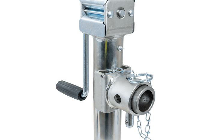 Supporto estendibile con adattatore UNITRAILER TJ5001+TJ5002A per rimorchio pianale da 1300 kg 364-614 mm