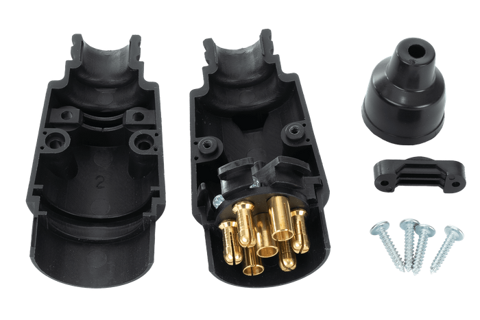 Spina KAMAR a 7 poli per presa gancio di traino