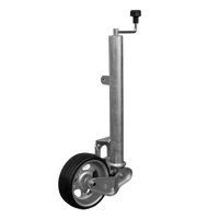 Ruota di supporto automatica UNITRAILER con maniglia 500 kg 60 mm 660-904 mm