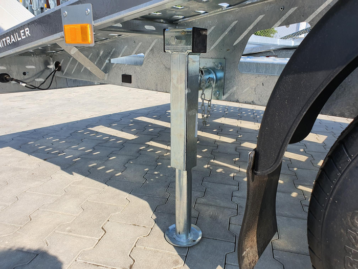 Supporto estensibile con manovella e adattatore WINTERHOFF SF60-19-280 per rimorchio a pianale da 1300 kg 415-655 mm