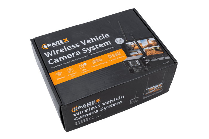 Sistema di retromarcia wireless SPAREX S.166339 monitor 9" + telecamera