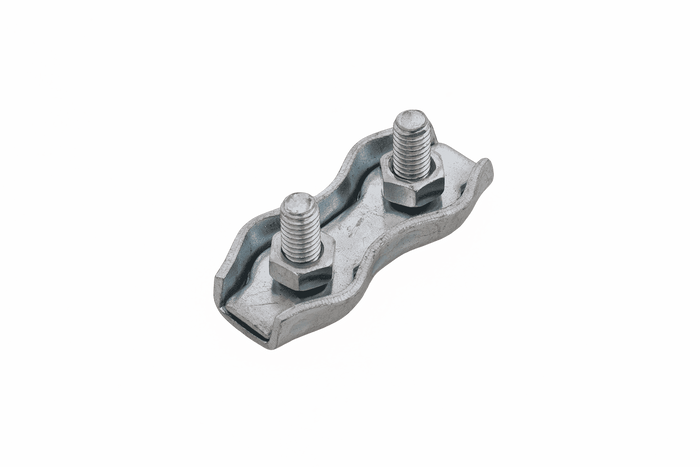 Morsetto a doppia sella DROMET ZLS.4 per corde da 4 mm