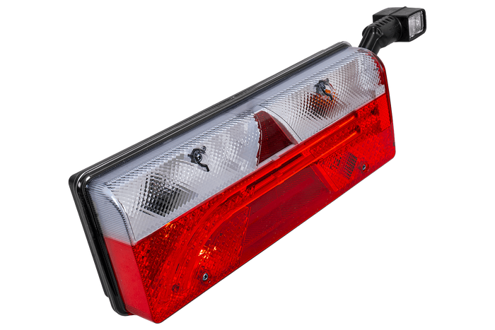 Fanale posteriore a baionetta a LED ASPÖCK EUROPOINT III 7PIN ASS2 con clacson 7 funzioni destro