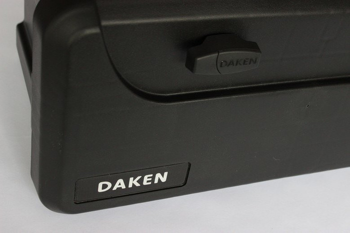 DAKEN 82202 BLACKIT cassetta degli attrezzi 550x250x295mm 23l con staffe di montaggio