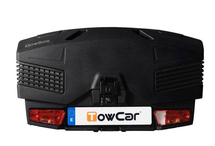 Towbox EVO urban black - portapacchi da montare sul gancio di traino