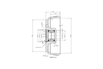 Tamburo del freno con cuscinetto KNOTT 200x50 4x100
